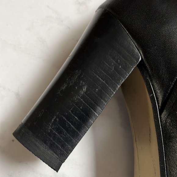 Topshop black lace up heeled boots - Picture 5 of 10